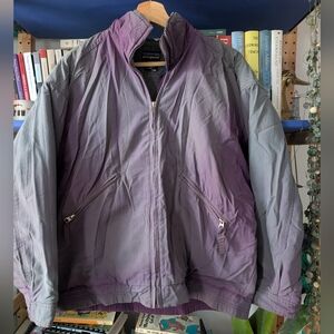 Vtg 90s Patagonia Purple Fleece Lined Jacket Coat